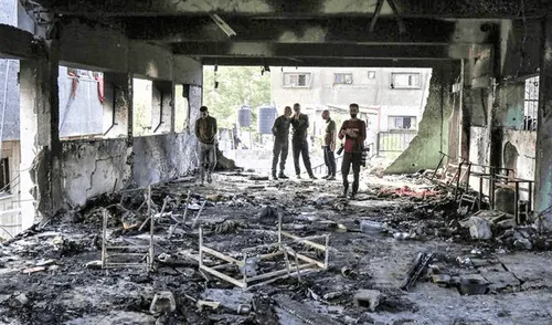 Los bombardeos sobre Gaza iniciaron la madrugada del último sábado. Foto: Diario Digital Nuestro País.