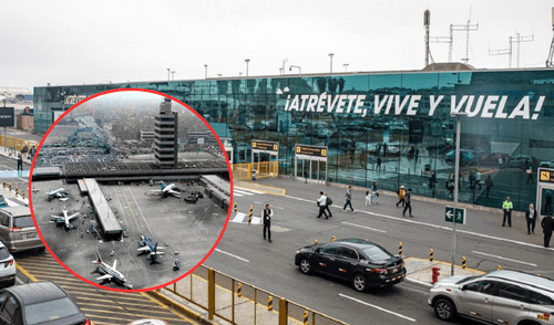 El antiguo aeropuerto Internacional Jorge Chávez, inaugurado el 30 de diciembre de 1965.