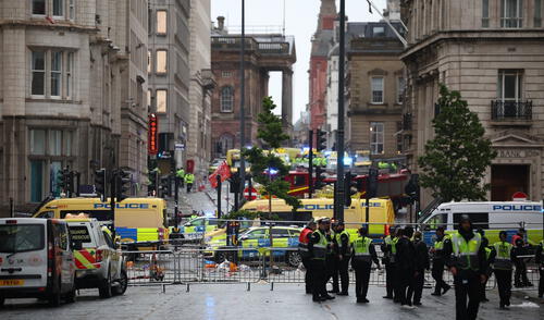 El atropello ocurrió durante celebraciones del Liverpool FC por la obtención de la Premier League. Foto: Adam Vaughan / EFE