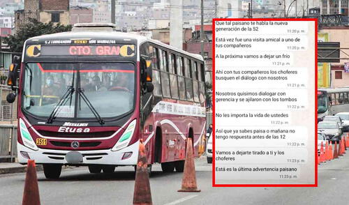bus ETUSA extorsión