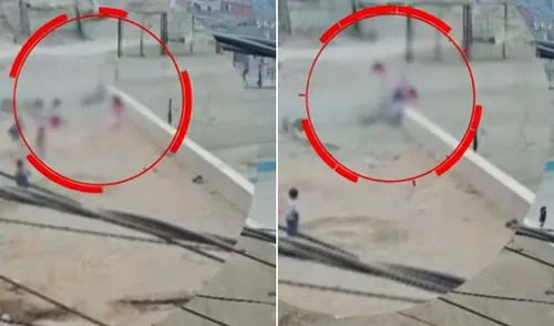 Menor en estado grave tras caída en losa deportiva de Lurigancho-Chosica