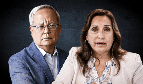 César Hildebrandt critica a Dina Boluarte. Foto: composición LR César Hildebrandt critica a Dina Boluarte.