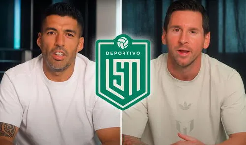 Luis Suárez y Lionel Messi anunciaron la creación de su nuevo equipo. Foto: composición GLR/Deportivo LSM Luis Suárez y Lionel Messi anunciaron la creación de su nuevo equipo