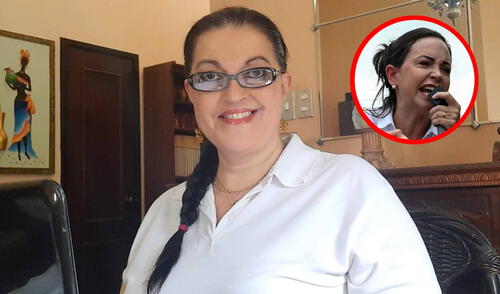 Catalina Ramos es madre de tres hijos y bióloga de profesión. Foto: composiciónLR/Vente Venezuela/AFP ¿Quién es Catalina Ramos y por qué la detuvo el régimen de Nicolás Maduro, según Vente Venezuela?