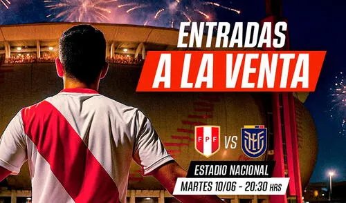 La selección peruana enfrentará a Ecuador en el Nacional por las Eliminatorias Sudamericanas