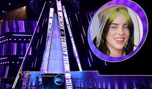La cantante Billie Eilish fue la gran triunfadora de la gala de los AMAs 2025.