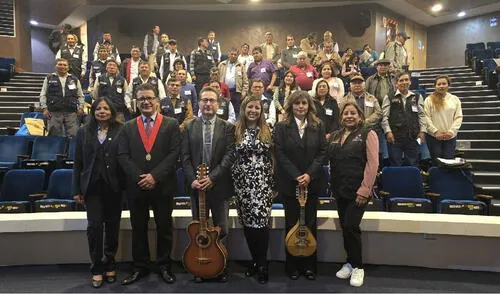 El evento reunió a 20 jueces de paz de zonas alejadas de Moquegua en Arequipa.