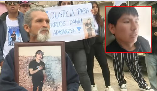 Familiares de la víctima exigen que Lucas no sea puesto en libertad. Foto: Composición LR