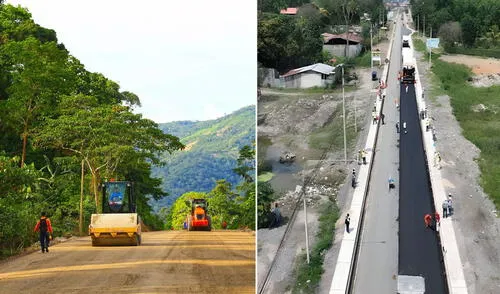 El megaproyecto que mejorará el tránsito vehicular en la región San Martín, en la Selva Peruana. Foto: Composición LR/MTC/CDN El megaproyecto que mejorará el tránsito vehicular en la región San Martín, en la Selva Peruana. Foto: Composición LR/MTC/CDN