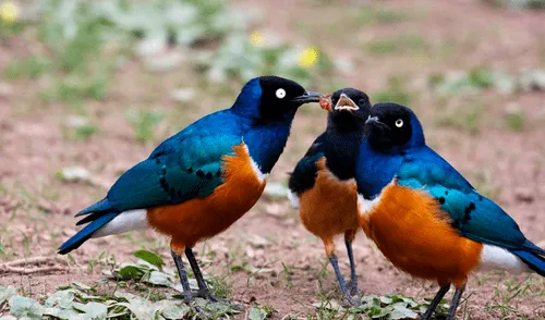 Los estorninos africanos forman vínculos de cooperación a largo plazo, incluso con individuos que no son sus parientes.