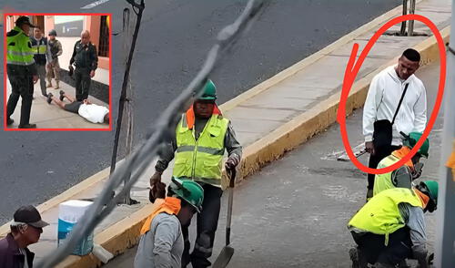Capturan a sujeto que extorsionaba a obreros en el Callao.