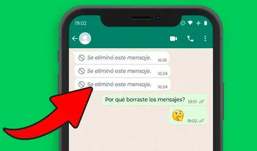La función de eliminar mensajes enviados está disponible en Android e iOS. La función de eliminar mensajes enviados está disponible en Android e iOS. Foto: captura de YouTube/Respondia