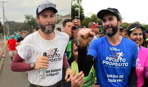 Hugo diseñó un plan que exigió una meticulosa organización durante ocho meses para su recorrido de 366 maratones