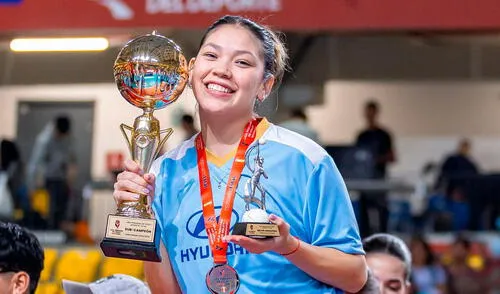 Paola Rivera fue elegida como la mejor armadora de la Liga Peruana de Vóley