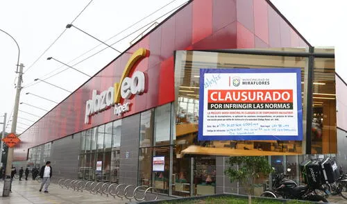 Plaza Vea Miraflores confirmó el cierre de su local tras caída de ascensor que dejó afectada a adulta mayor. Foto: Composición LR/CDN/Plaza Vea Plaza Vea Miraflores confirmó el cierre de su local tras caída de ascensor que dejó afectada a adulta mayor. Foto: Composición LR/CDN/Plaza Vea