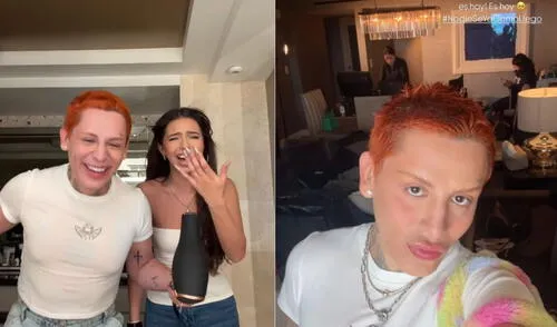 Ángela Aguilar y Kunno viajan juntos mientras Nodal disfruta con su hija Inti. Nodal se concentra en su hija Inti mientras Aguilar brilla.