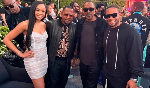 Eddie Murphy reveló en The Jennifer Hudson Show que Eric y Jasmin se casaron en secreto. Eddie Murphy reveló en The Jennifer Hudson Show que Eric y Jasmin se casaron en secreto.