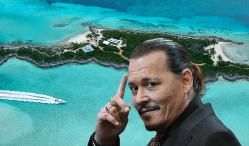 Little Hall’s Pond Cay es el santuario de Johnny Depp. Foto: Composición LR/ FLIRCK/ AFP Little Hall’s Pond Cay es el santuario de Johnny Depp. Foto: Composición LR/ FLIRCK/ AFP