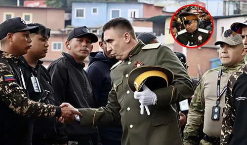 El coronel Román Frolenko fue detenido tras inaugurar un monumento junto al colectivo armado La Piedrita en Caracas. Foto: composiciónLR/archivo Inteligencia militar de Venezuela detuvo a coronel ruso que inauguró monumento en Caracas: funcionarios allanaron su vivienda