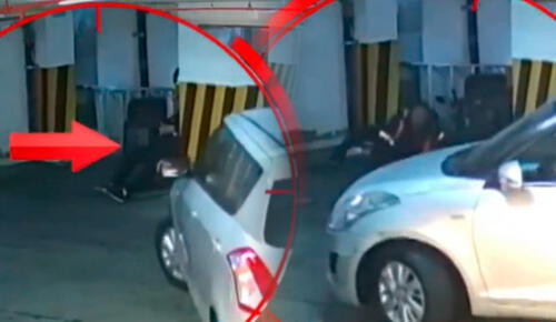 Repartidor de delivery gravemente herido tras accidente en estacionamiento de pollería en San Borja Repartidor de delivery gravemente herido tras accidente en estacionamiento de pollería en San Borja