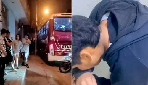 Adolescente detenido por crimen de chofer de bus Etusa se identificó como miembro de la banda criminal 'Nueva Generación de Huáscar'