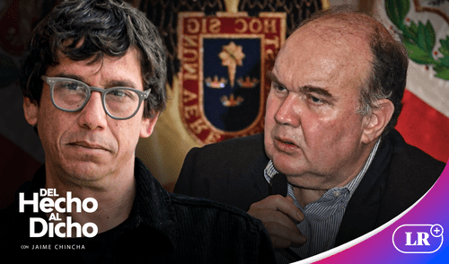 Jaime Chincha critica al alcalde de Lima, López Aliaga. Foto: composición LR Jaime Chincha critica al alcalde de Lima, López Aliaga.