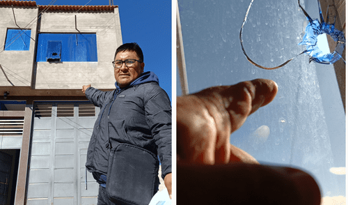 Balean casa de exconsejero y le piden 100 mil soles para no atentar contra sus parientes. Foto: Liubomir Fernández/ La República