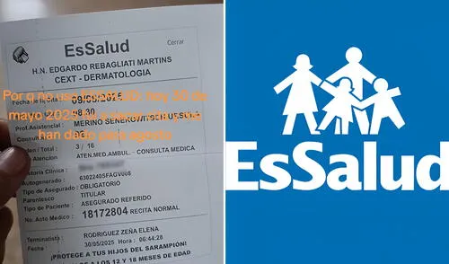 Peruano va a sacar cita en EsSalud, pero queda en shock al ver la fecha asignada: “Así estamos"