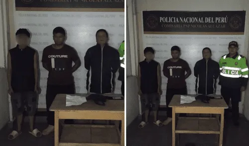 Menor de 15 años detenido por presuntamente integrar peligrosa banda de extorsionadores. Foto: PNP