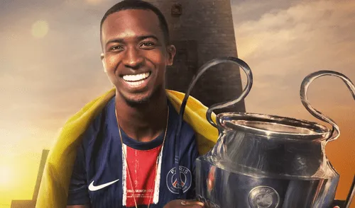 Willian Pacho es una de las figuras de la selección de Ecuador. Foto: PSG El primer ecuatoriano campeón de Champions: enfrentará a Perú en las Eliminatorias y perdió ante Universitario