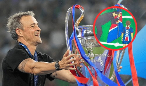 El DT comentó que tiene un bonito recuerdo con su hija cuando campeonó con el Barcelona y le acompaño su hija. Foto: Hola / Composición LR