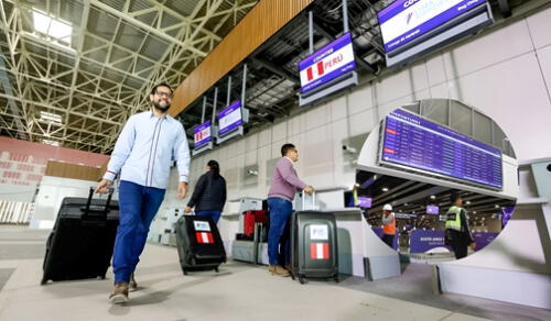Expertos recomendaron a los ciudadanos salir con al menos 5 horas de anticipación antes de sus vuelos. Foto: Composición LR