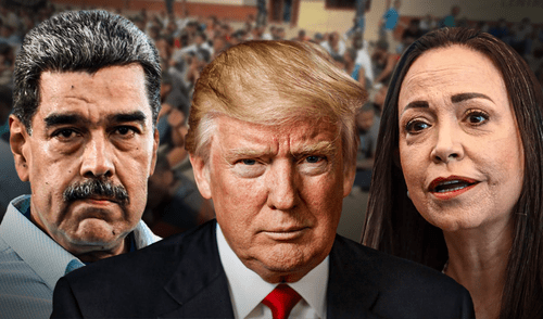 María Corina Machado acusó a Maduro de dirigir al Tren de Aragua y al Cartel de los Soles. Foto: composición LR María Corina Machado acusó a Maduro de dirigir al Tren de Aragua y al Cartel de los Soles.