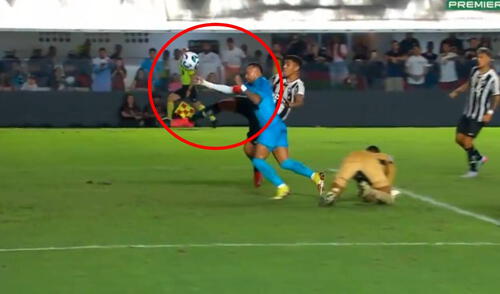 Neymar fue titular en la derrota de Santos ante Botafogo por el Brasileirao