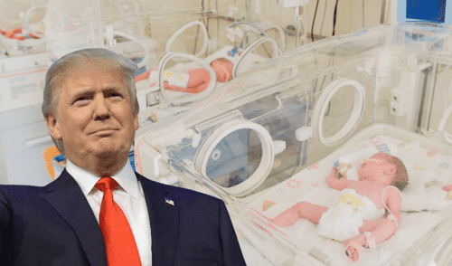 Trump y su plan de proponer U$D 1.000 por cada recién nacido en EEUU.