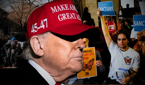 Donald Trump amenaza a ciudades santuario que protegen a inmigrantes indocumentados. Donald Trump amenaza a ciudades santuario que protegen a inmigrantes indocumentados.