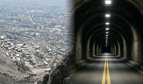 El megaproyecto contará con dos túneles en total.