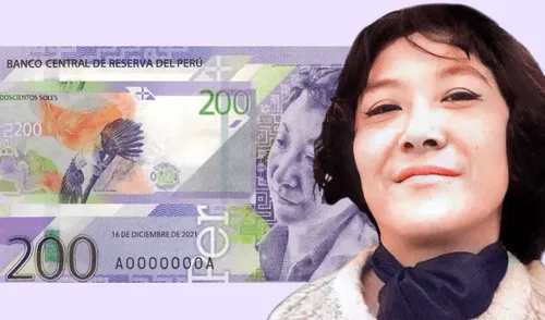 Tilsa Tsuchiya es la imagen del nuevo billete de 200. Foto: Composición LR/ Archivo GLR Tilsa Tsuchiya es la imagen del nuevo billete de 200. Foto: Composición LR/ Archivo GLR