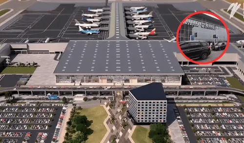 La inversión total en el proyecto asciende a 2.000 millones de dólares, con casi 400 millones más invertidos por los operadores privados de hoteles, espacios comerciales, un centro logístico y una planta de combustible La inversión total en el proyecto asciende a 2.000 millones de dólares, con casi 400 millones más invertidos por los operadores privados de hoteles, espacios comerciales, un centro logístico y una planta de combustible Foto: LAP/Composición LR