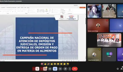 Esta actividad contará con la participación de jueces y personal de los Juzgados de Paz Letrado de Piura.