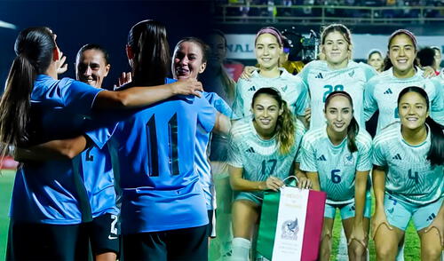 El primer juego amistoso internacional entre Uruguay y México terminó igualado 2-2.