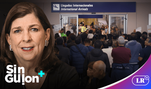 Rosa María criticó la apertura del nuevo Aeropuerto Jorge Chávez. Foto: composición LR Rosa María criticó la apertura del nuevo Aeropuerto Jorge Chávez.