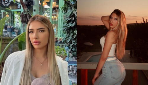 El accidente de Tijana Radonjic quedó grabado en un trágico video que circula en redes sociales. Foto: composición LR/X El accidente de Tijana Radonjic quedó grabado en un trágico video que circula en redes sociales.