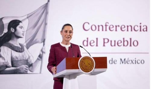 Aprobación de Sheinbaum refleja una ligera caída desde febrero de 2025.