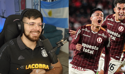 Streamer La Cobra sorprende con insólita promesa si Universitario elimina a Palmeiras de la Copa Libertadores