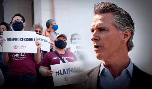 En un revés para Newsom, Los Ángeles plantea un proyecto para proteger inmigrantes