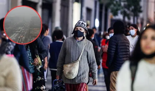 Senahmi pronosticó niebla y potentes lloviznas por un fenómeno meteorológico. Foto: Composición LR/Andina/CDN