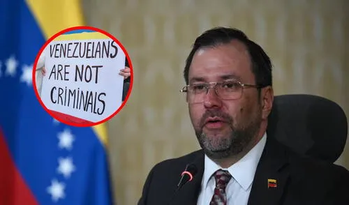 Más de 500 mil migrantes venezolanos han recibido protección temporal en Estados Unidos antes de la reciente revocación del programa. Foto: composiciónLR/AFP/El Nacional Canciller de Venezuela sobre inmigrantes ‘secuestrados’ en Estados Unidos: “les extendemos una cordial invitación a regresar a su patria”