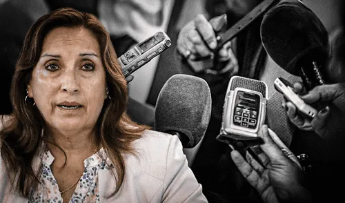 Gobierno de Dina Boluarte y el Congreso amenazan la libertad de expresión. Foto: composición LR