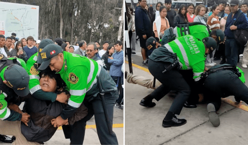 Creador de contenido es detenido por efectivos de la PNP. Foto: composición LR